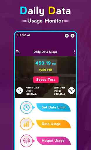 Daily Data Usage Monitor : Data Manager 2