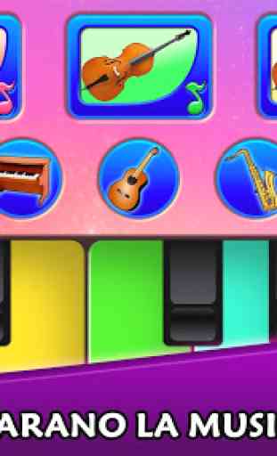 FunnyTunes strumenti musicali per bambini piano 1