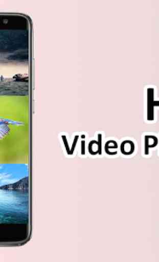 Lettore video con formato HD Max player 4