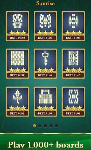 Mahjong Classic: Tile matching solitaire 3