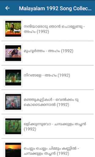 Malayalam 90's Songs Videos 2