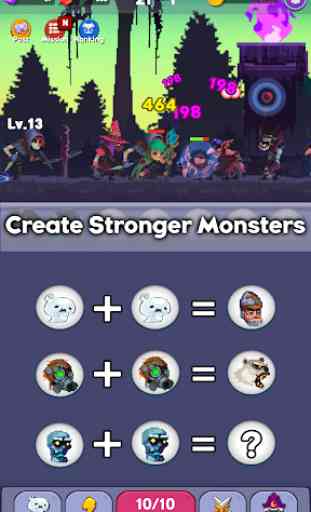 Merge Monster - Idle Puzzle RPG 2