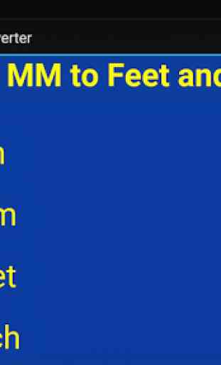Metric Converter cm mm to inch feet 2