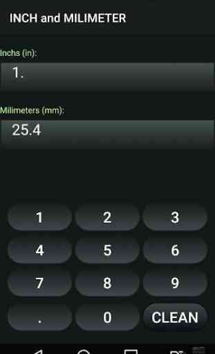 Milimeter and Inch (mm & in) Convertor 4