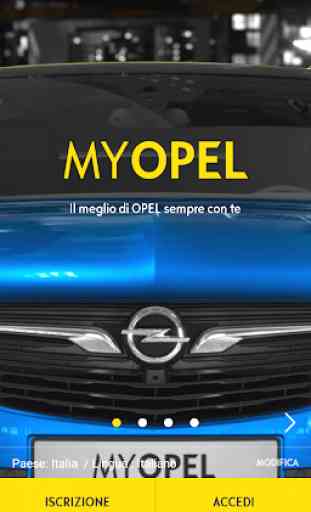 MyOpel - la app per i Clienti Opel 1