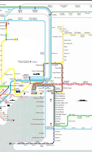 Naples Metro & Rail Map 2