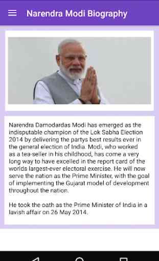 Narendra Modi Biography 2