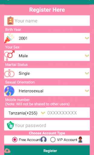 Nkunda - Free  Dating & Chat App 3