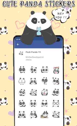 Panda Stickers For Whatsapp 2019 - WastickerApps 4