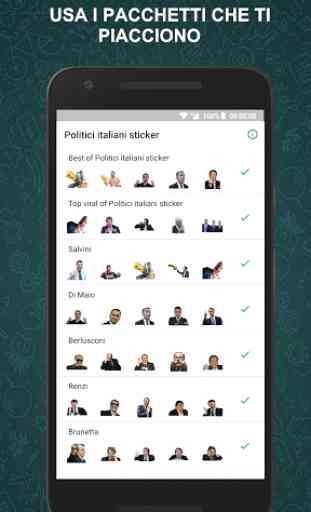 Politici italiani Sticker - WAStickerApps 2