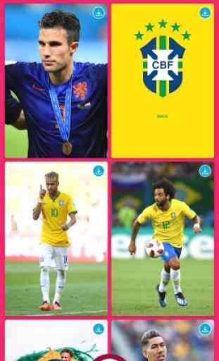 Sfondo di Brasile Football Team HD 1