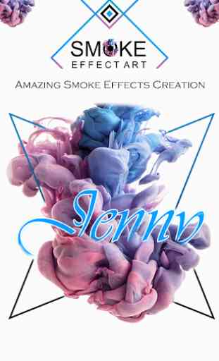 Smoke Effect Name Art : Focus N Filter Maker 4