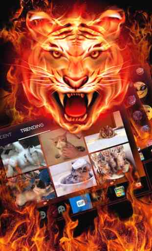 Tema Cruel Tiger 3D per Tastiera 2