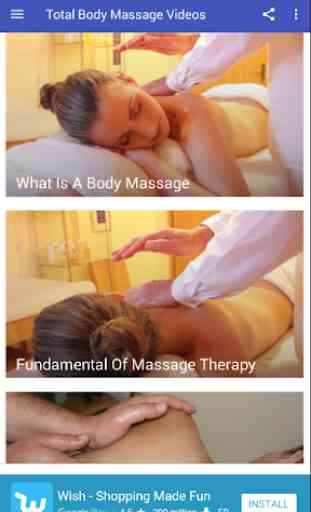 Total Body Massage Videos 3