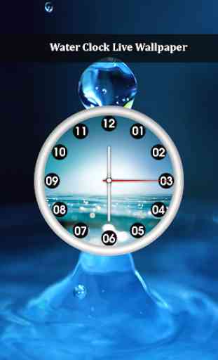 Water Clock Live Wallpaper 2