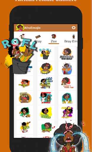 AfroMojis: African Melanin Stickers, Black Emojis 4