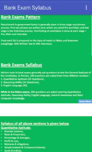 Bank Exam Syllabus 2