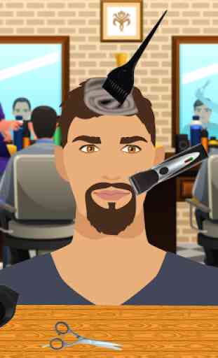 Barber Hair Cutting Salon: Mustache & Beard Shave 4