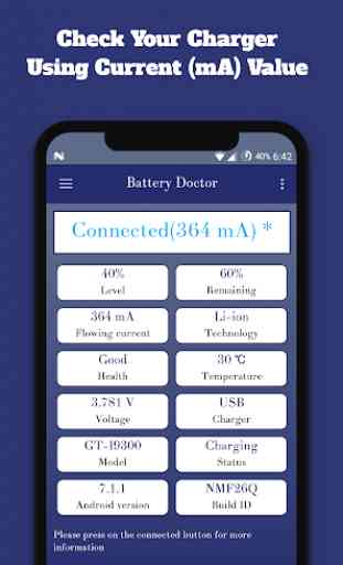 Battery Life Doctor - Ampere Meter & Charger Check 4