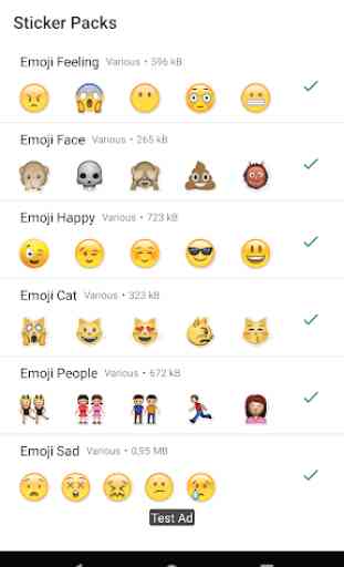Big Emoji Stickers (WAStickerApps) 1