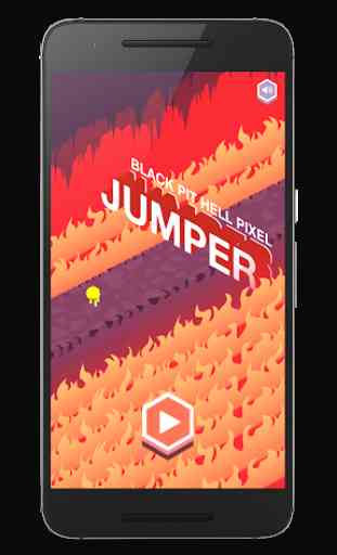 Black Pit Hell Pixel Jumper 1