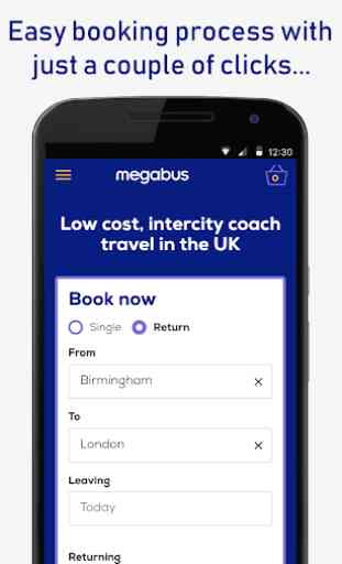 Booking for Mega Bus & Coaches 3