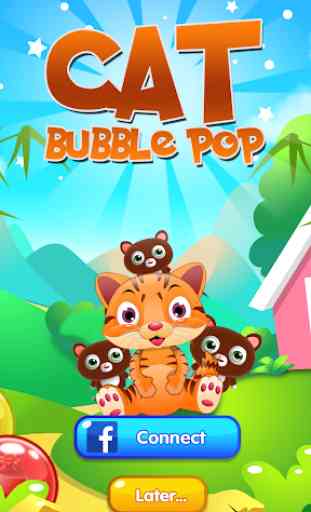 Cats Bubble Pop : Cat bubble shooter rescue game 1