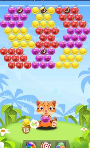 Cats Bubble Pop : Cat bubble shooter rescue game 2