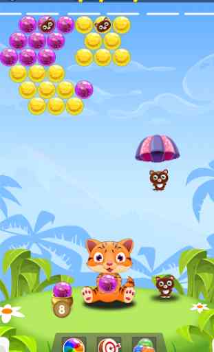 Cats Bubble Pop : Cat bubble shooter rescue game 3
