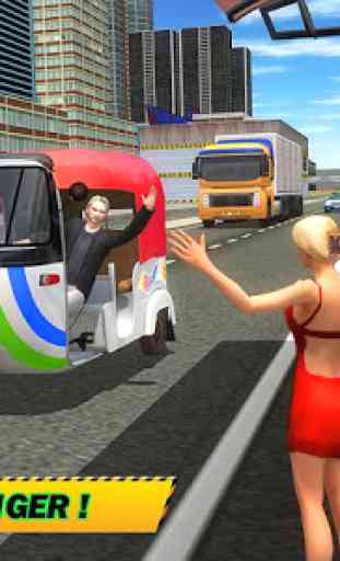 City Tuk Tuk Auto Rickshaw Driver 3D Sim 2018 2