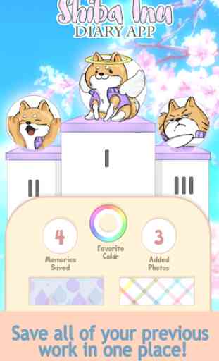 Cute Shiba Inu Anime Diary App 4