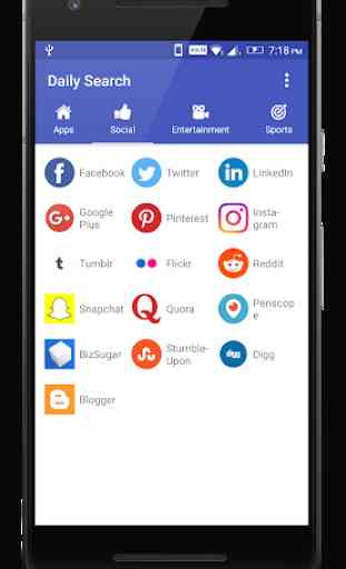 Daily Search - All Mobile Apps, Social Network App 2