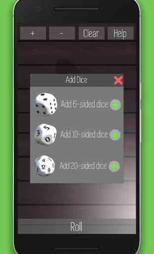 Dice Roller 3D App 2