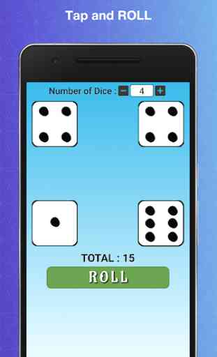 Dice Roller : Six-sided dice at your fingertips 2