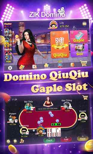 Domino QiuQiu KiuKiu QQ 99 Gaple Free Online 2020 1