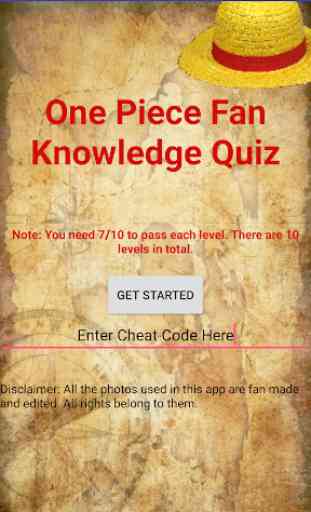 Fanmade One Piece Quiz 2