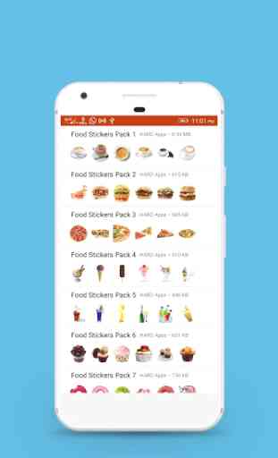 Food Stickers For WhatsApp  (WAStickers) 1
