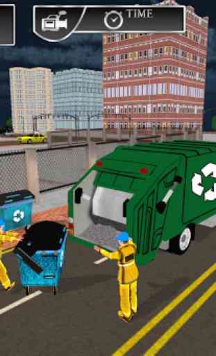 Garbage Trash Dump Truck Driving 3