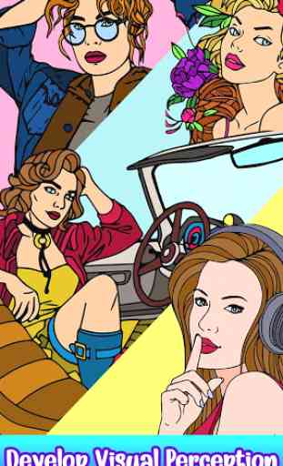 Girls Paint by Number: Fashion Coloring Book Pages 2