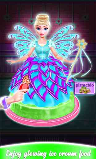 Glow in the Dark Ice Cream Fairy Cake! Bambole mag 4