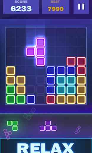 Glow Puzzle Block - Classico gioco di puzzle 2