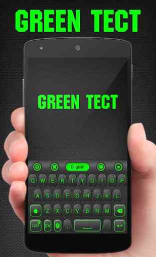 Green Tect Go Keyboard Theme 1