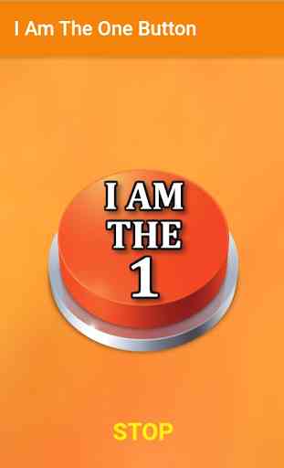 I Am The One Button 1