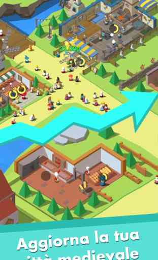 Idle Medieval Town - Magnate, Clicker, Medievale 2