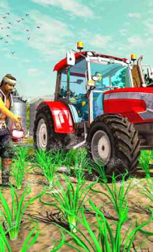 Indian Farming Heavy Tractor 3D Simulator 2019 1