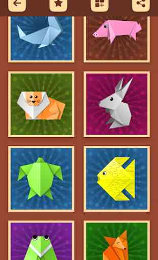 Istruzioni animali di carta origami 4