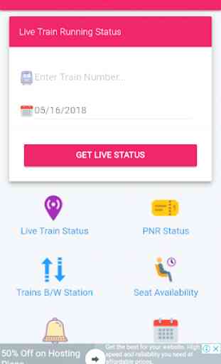 Live Train Status, PNR Status & Confirm Train Seat 1