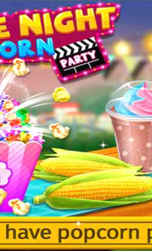 Movie Night Popcorn Party - Fun Game 1