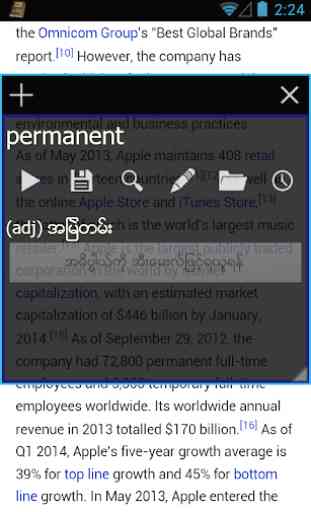 Myanmar Clipboard Dictionary (Unicode) 3