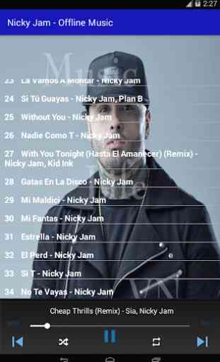 Nicky Jam - Offline Music 4
